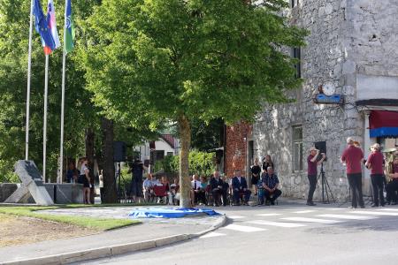 OTVORITEV OBELEŽJA SAMOSTOJNI SLOVENIJI  09 FOTO LJUBO VUKELIČ